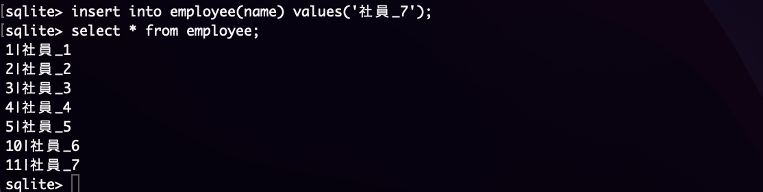 【SQLite3】カラムにAUTOINCREMENT 制約を付与する | すごろく